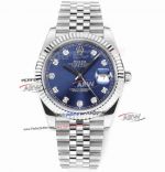 DDF Replica Rolex Datejust 41 Blue Diamond Face Jubilee 3235 Movement Watch